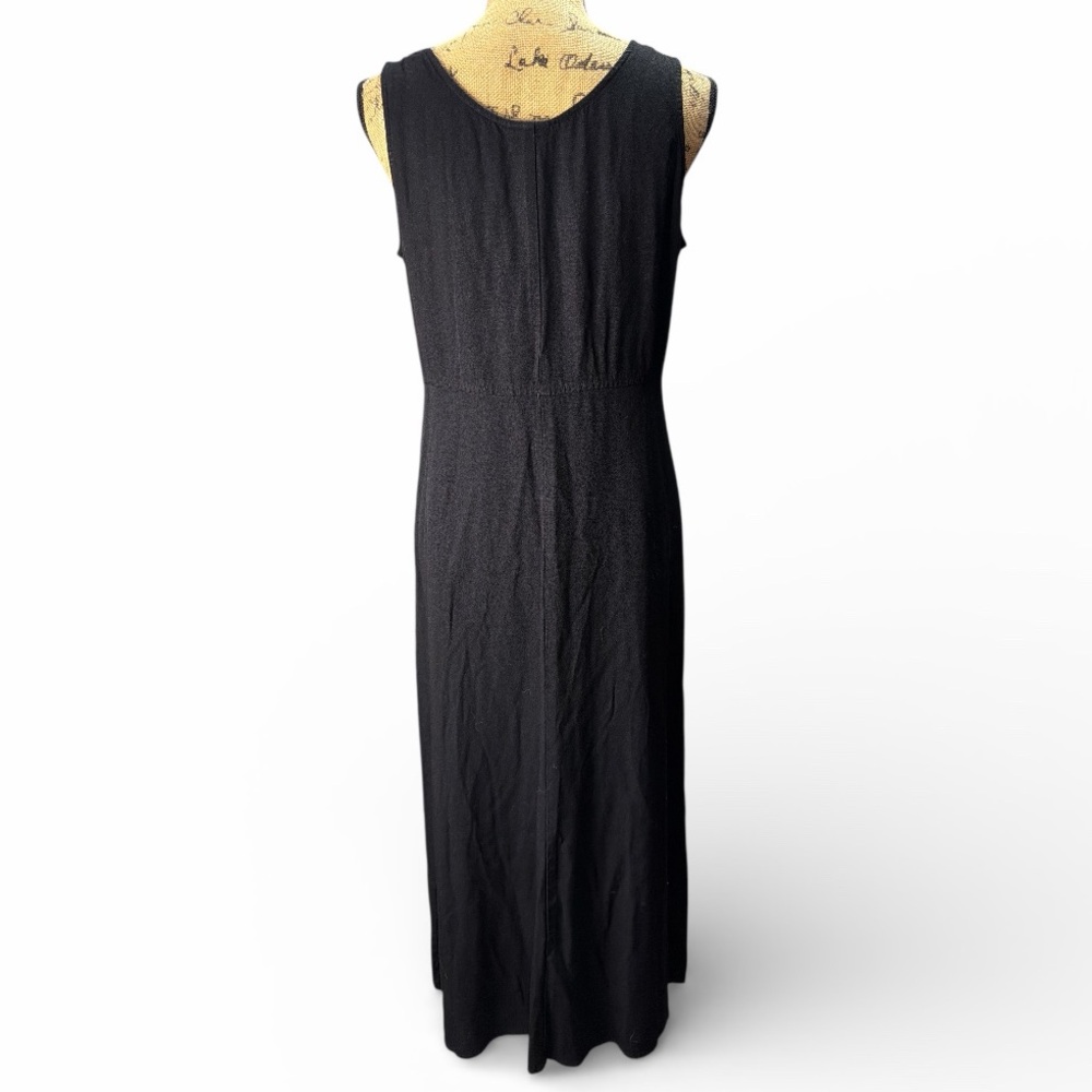 Rabbit Rabbit Rabbit Classic Black Midi Dress. EC Size 16 - Picture 5 of 6